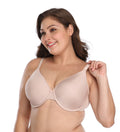 Charming Lansheng foreign trade brand large size bra smooth thin Cup European and American underwear wholesale large chest small steel ring bra