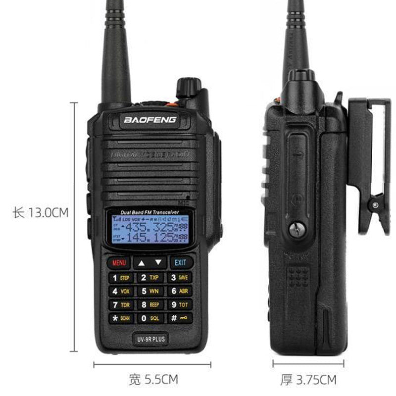 Baofeng BF-UV9R Plus Dual Band Two-Way Radio for Marine and Outdoor Use